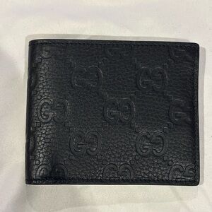 Gucci Imprint GG Monogram Leather Wallet